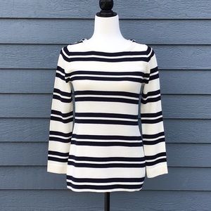 J. Crew Striped Cotton Shirt